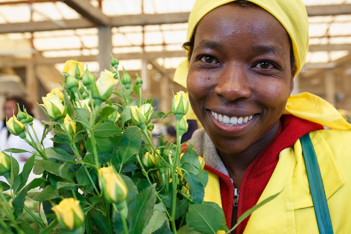 Jacquiline Kemunto to jedna z 700 pracownic na plantacji Harvest LTD