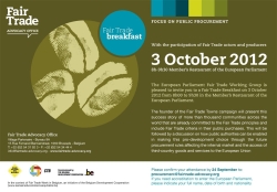 Śniadanie Fair Trade w Parlamencie Europejskim